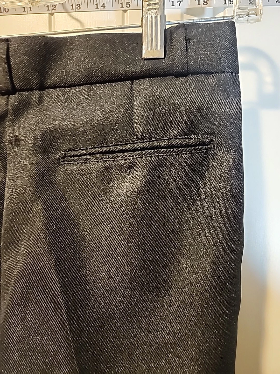 Pantaloni vintage Valentino da donna taglia 10 grigio antracite gamba affusolata