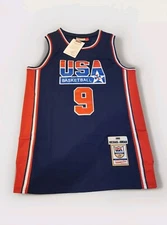 Mitchell & Ness 🔥Michael Jordan🔥1992 Dream Team Barcelona Olympics Men's Large