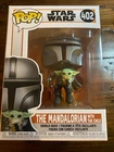 FUNKO Pop Vinyl Star Wars THE MANDALORIAN w/ Jetpack & CHILD C9+