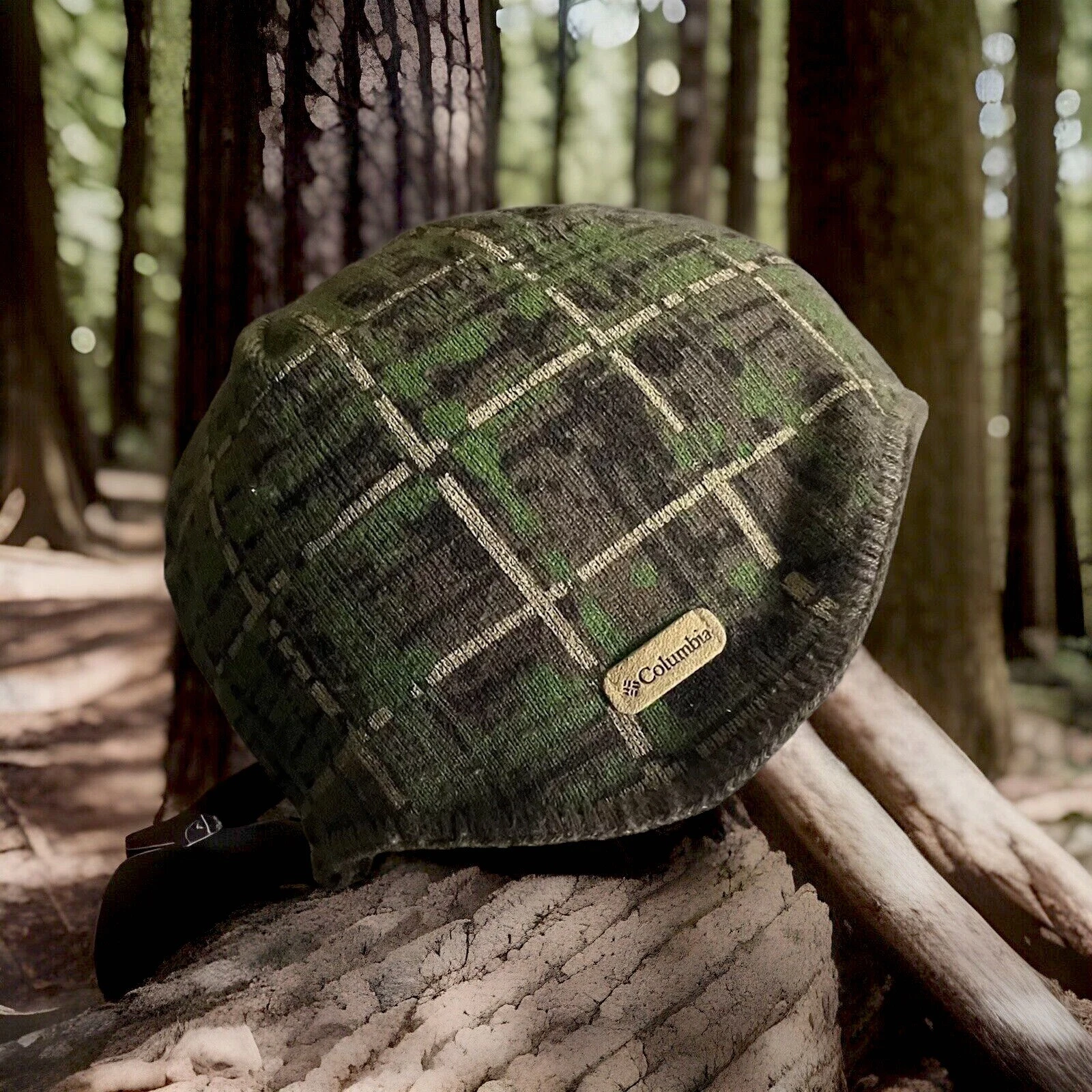 COLUMBIA MENS KNIT FLEECE LINED SKULL CAP CAMOUFLAGE SIZE ADULT❄️