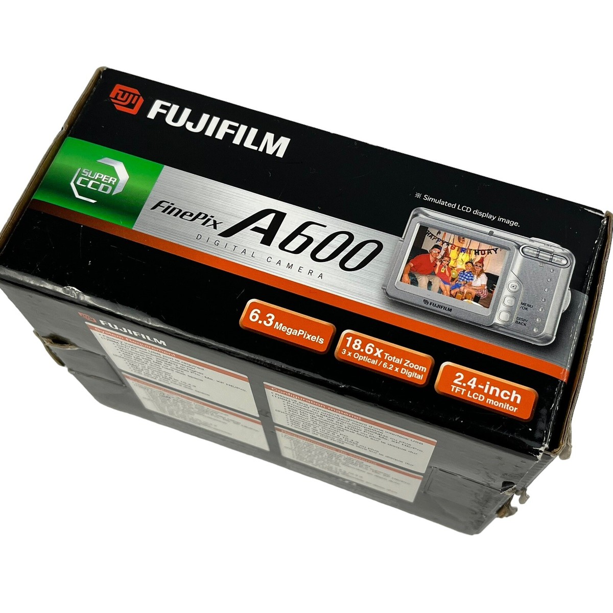 Fujifilm FinePix A Series A600 6.3MP Digital Camera Silver Powers