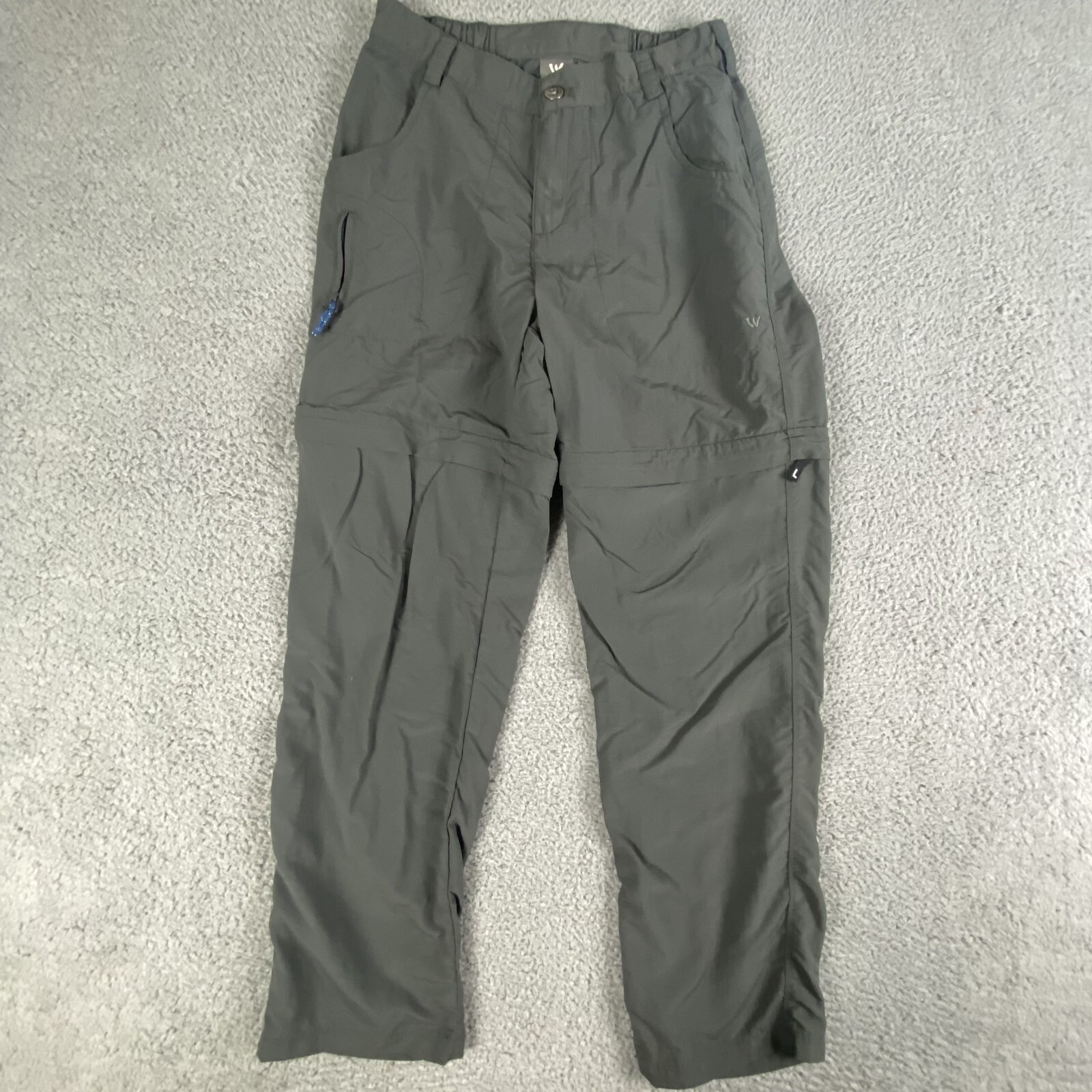 Mens Small X 31 Gray Cargo Convertible Hiking Outdoor Fishing