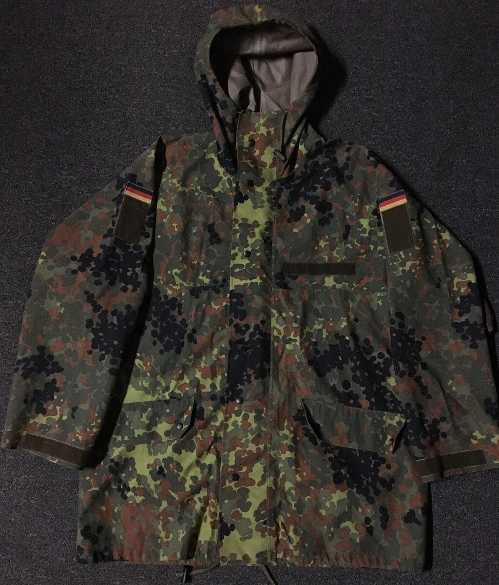Vtg 90s German Army Feuchter Ringelai Military Camo Parka Vtg 90s German Army Feuchter Ringelai Military Camo Parka