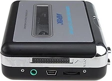 BRAND NEW-AGPTEK USB Cassette Tape Capture Audio Dictation With Accessories