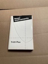 Texas Instruments TI-83 Plus Graphing Calculator Guide Book Manual Only