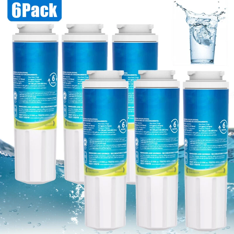 6 packs UKF8001 Refrigerator Water Filter replacement for Maytag UKF8001AXX75