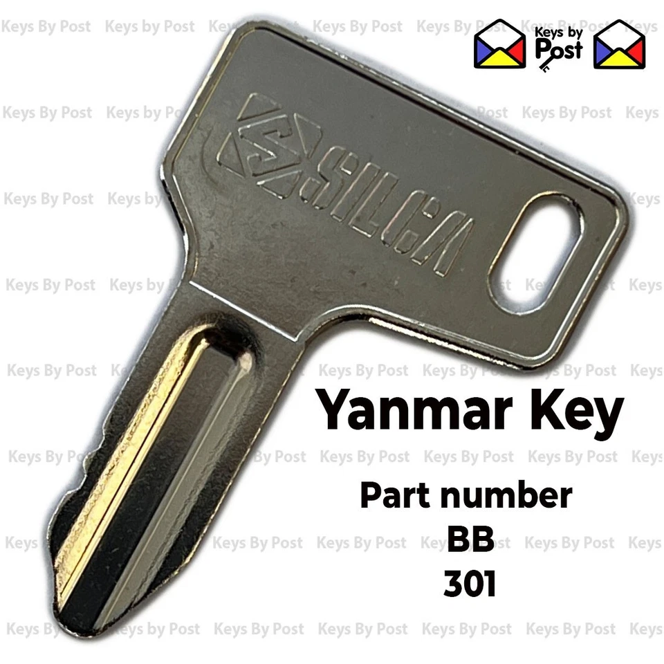Yanmar Plant Master Key Ammann, Takeuchi, Kubota, Dumper, Digger, Tractor 301 BB
