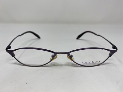 AIKO EYEWEAR A004 Col.012 49-15-135 Violet Full Rim Eyeglasses Frame !R65