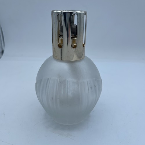 Lampe berger paris frosted clear glass catalytic oil fragrance lamp