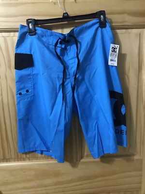 NWT Boy's DC Shoes Trademark Blue Shorts sz 30 (11-TW-166)
