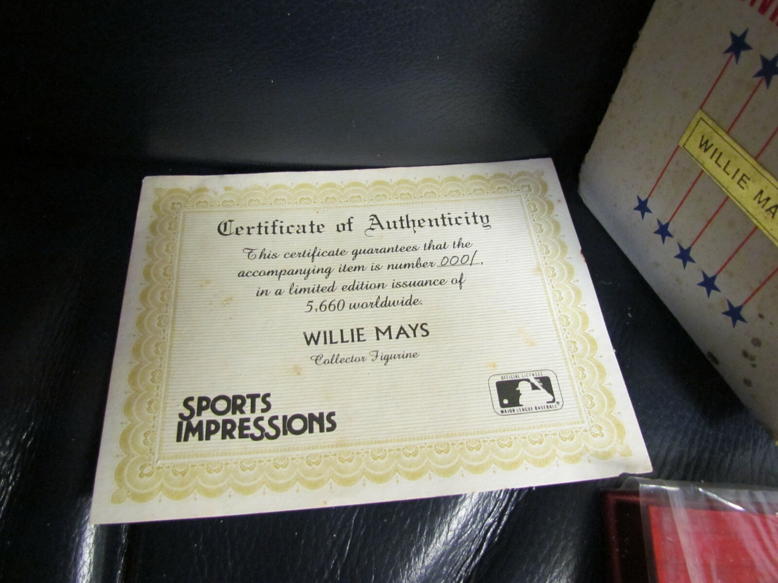 Willie Mays 500 HR Club Sports Impressions Figurine Limited Edition