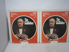 vintage the godfather 2 disc set ced video disc movie vtg 1972 mafia