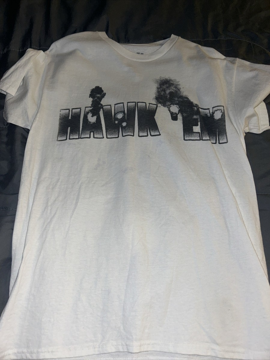 Pop Smoke Vlone Hawk Em Tee White | eBay