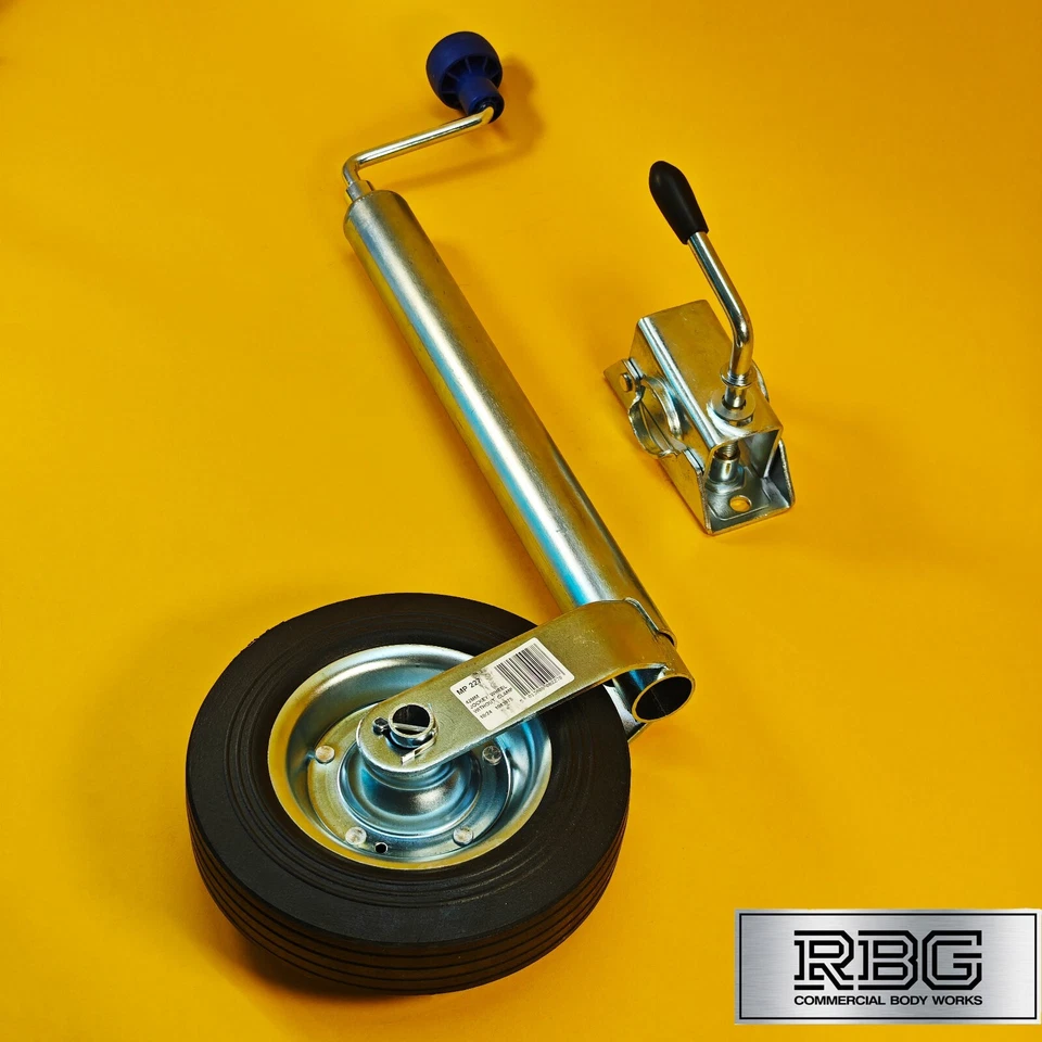 42mm Jockey Wheel + Clamp For Trailer / Caravan 100Kg Standard Duty 480-750mm UK - Image 4 of 4