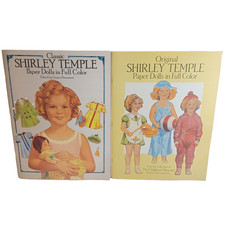 Shirley Temple Classic Original Lot of 2 Paper Doll NEW Uncut USA Book 1986 1988