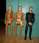 2 Johnny West Western Figures Vest & Gun Belt w/Good Looking Villian Sam Cobra