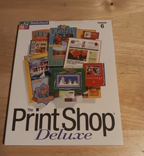 BRODERBUND THE PRINT SHOP DELUXE Version 6 1998, Windows 95/98 Set with 8 CD