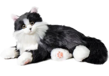 Chongker Stuffed Animals Handmade Realistic Cat Plush Toy for Cat Lovers