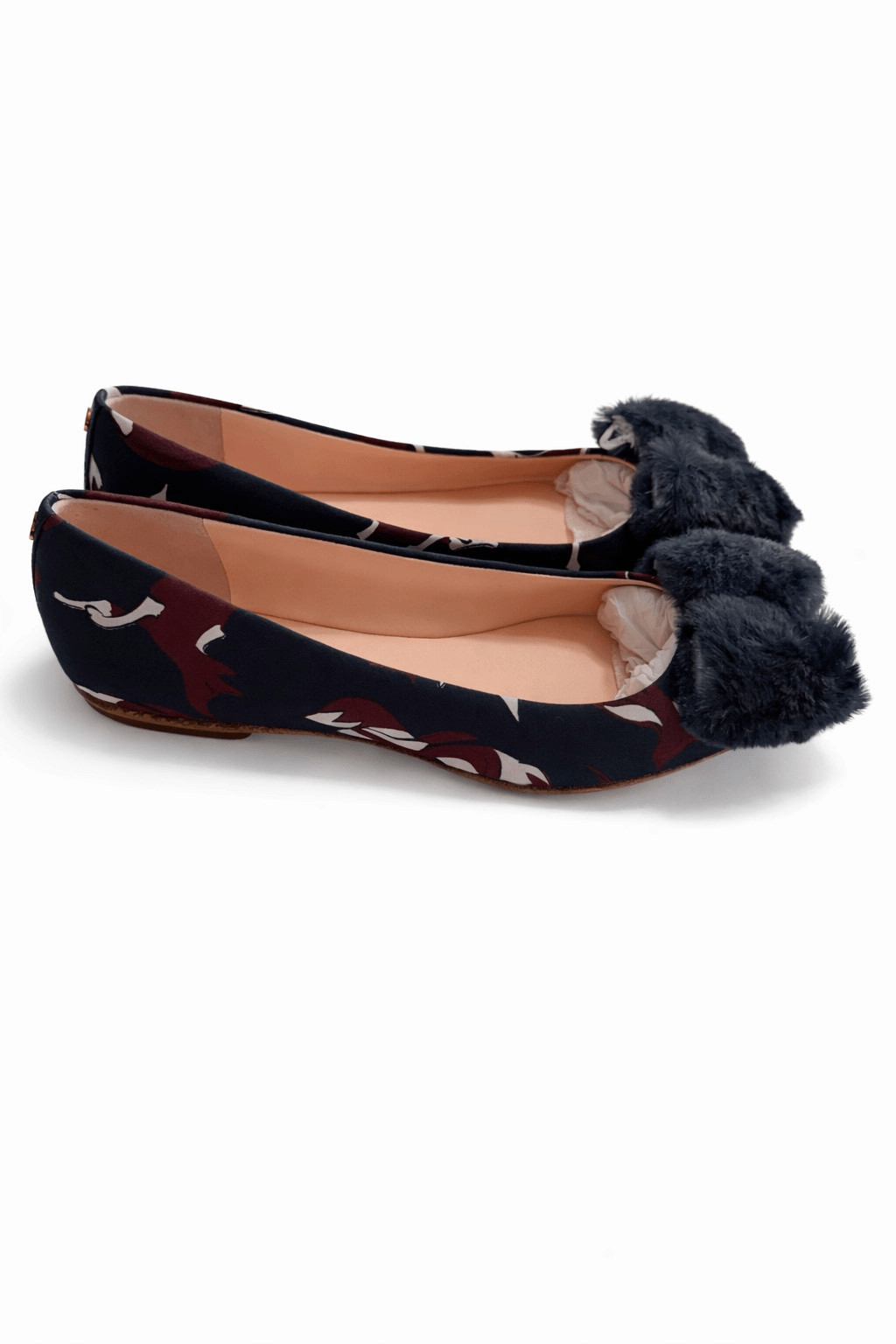 Kate Spade Elen Navy Multi Flats Size 7 New