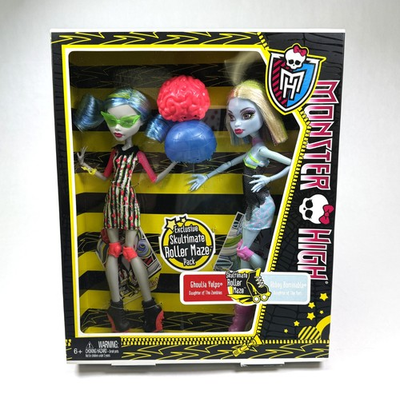 #ad Ghoulia Yelps amp; Abbey Bominable Monster High Skultimate Roller Maze Set New $119.98