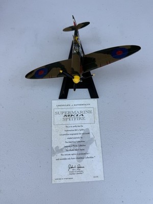 Matchbox Collectibles Supermarine MK1A SPITFIRE 2000 Platinum Edition 1:72 w COA