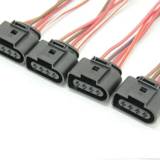 4-Pin Ignition Coil Connector Harness Plug For Audi A3 A4 Q5 Q7 8K0973724