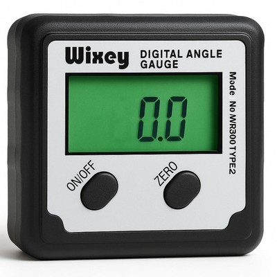 Wixey Digital Angle Gauge Type 2 with Magnetic Base and Backlight