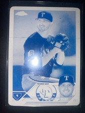 2023 Topps Chrome Jake Odorizzi Printing Plate 1/1 Texas Rangers
