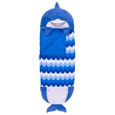 Happy Nappers: Pillow  Sleepy Sack: Large - Blue Shark - 66 x 30", 7 