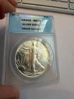 1988 American Silver Eagle MS70 ANACS  Blue Label