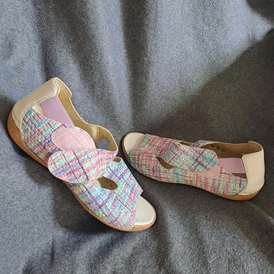 WALDLÄUFER Heliett Sandale multicolor Klettverschluss Gr. 40  Weite H