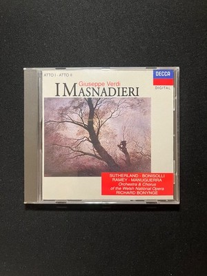 VERDI - I Masnadieri (Komplettes Werk 2 CD) DECCA - Sutherland - CD TOP