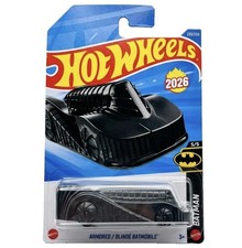 2026 N Case Hot Wheels Armored Batmobile Batman 164 Diecast Black