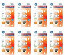 GE Spiral Compact Fluorescent, 40 Watts Replacement (Pack of 8)