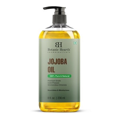Botanic Hearth Jojobaöl -100% rein, kaltgepresst & 236 ml (1er Pack)