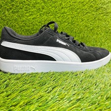 Puma Smash 3.0 Mens Size 7.5 Black White Athletic Skateboard Shoes Sneakers