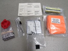 US Airmans Survival Kit SRU-31/P Items: Water Bag Signal Mirror & Panel Enerjets