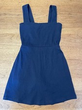 PINK Victoria  s Secret Navy X-SMALL Rib Square Neck Active Sleeveless Dress VS