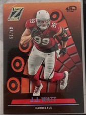 J.J. Watt 2022 Panini Zenith Football 4th Down /25 Arizona Cardinals NFL