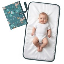 Portable Diaper Changing Pad for Baby Waterproof Compact Changing Mat with W...