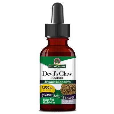 Nature s Answer Teufelskrallenextrakt 1000mg - 30ml alkoholfreie Ergänzung