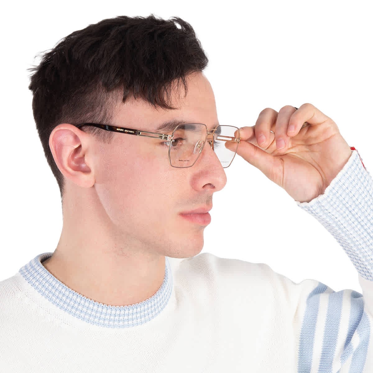 Marc Jacobs Demo Navigator Mens Eyeglasses MARC 635 001Q 59 MARC 635 001Q 59 10190₽