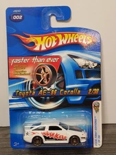 Rare 2006 Hot Wheels First Editions Toyota AE-86 Corolla FTE #002 1:64 Diecast