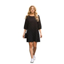 Old Navy Womens Black Polka Dot Dress With Back Zipper Detail Size Large