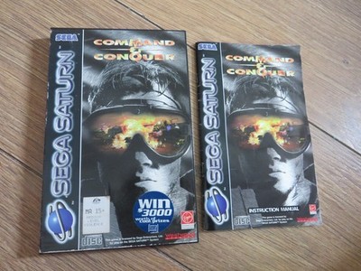 Sega Saturn Command and Conquer cib uk tracked post