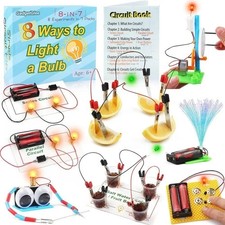STEM Electric Circuit Kit for Kids Educational Science Experiment Learning Set