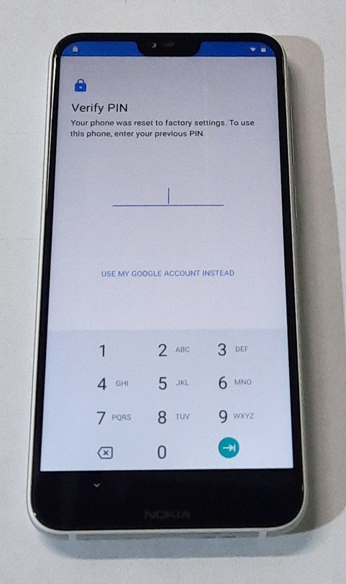 FOR PARTS - Nokia 6.1 Plus TA-1116 Dual Sim 64GB (FACTORY UNLOCKED