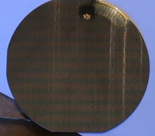 4"  Intersil General Electric? Silicon Wafer 1984 Rare