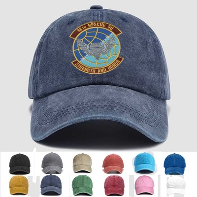 Custom Embroidered Hat 38th Rescue Squadron, Veteran Cap, Trucker Hat, Gift Idea