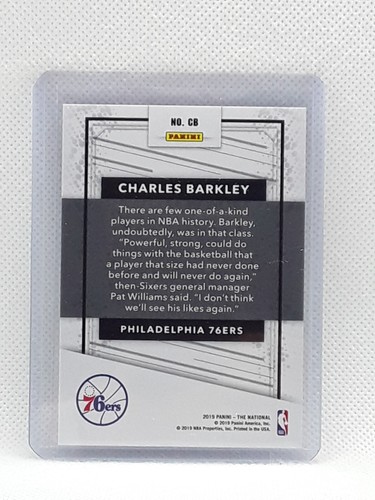 Charles Barkley 2019 Panini VIP National LEGENDS (114/299) - Philadelphia 76ers - Picture 2 of 2